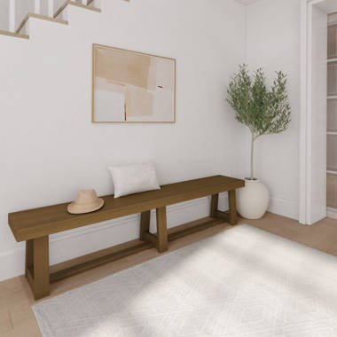 Wade Logan® Linzy Classic Wood Bench & Reviews | Wayfair
